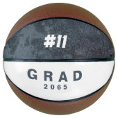 Teamnummer Custom Abschluss Geschenk Basketball (Vorderseite)