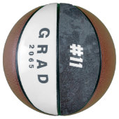 Teamnummer Custom Abschluss Geschenk Basketball (Vertikal)