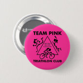 TeamPink Dreieck-Knopf Button (Vorne & Hinten)