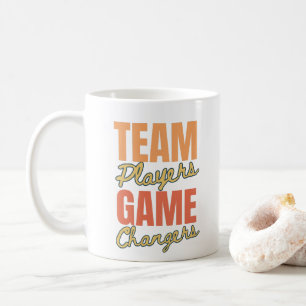 Teamplayer Inspirationszitat Firmengeschenk Kaffeetasse