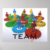 Teamposter (mit Schwerpunkt Diversity) Poster (Vorne)