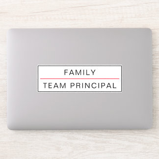 Teamprinzips individuell anpassbarer Aufkleber