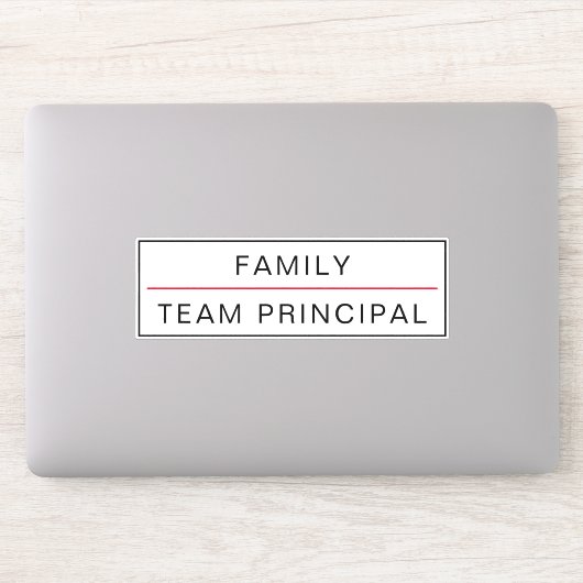 Teamprinzips individuell anpassbarer Aufkleber (Computer)