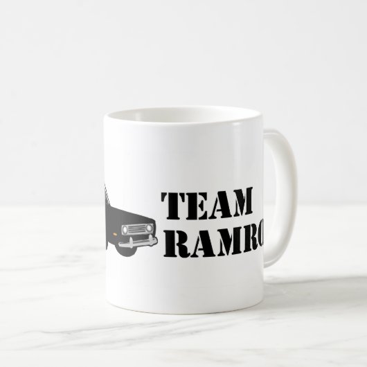 TeamRamrod Kaffeetasse (VorderseiteRechts)