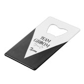 Teamraum - Kreative Geschenke für Trauzeuge Geldkarten Flaschenöffner (Vorderseite Schrägansicht)