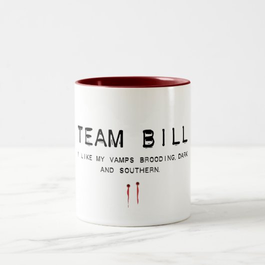 Teamrechnung Zweifarbige Tasse (Mittel)