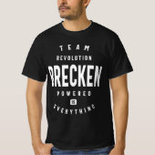 Teamrevolution brach Personalisierten Namen T-Shirt (Vorderseite)