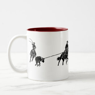 TeamRopers 200 Zweifarbige Tasse