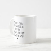 Teamspaß im Büro Kaffeetasse (Vorderseite Links)