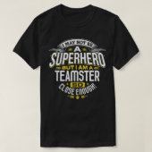 Teamster Idea Beruflich Superhero Teamsters T-Shirt (Design vorne)