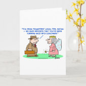 Teamstersmäusekutscher Aschenputtel Karte (Gelbe Blume)