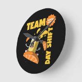 Teamtagsverschiebung Runde Wanduhr (Winkel)