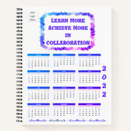 Teamwork 2022 Lila Spiral-Notebook Notizblock