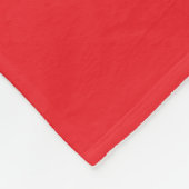 TEAMWORK Athletic Red Schwarz-weiß Racing Stripes Fleecedecke (Ecke)