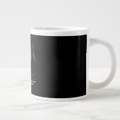 Teamwork Basketball Motivational Inspirational Jumbo-Tasse (Rechts)