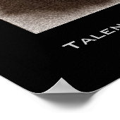 Teamwork Basketball Motivierend Poster (Ecke)