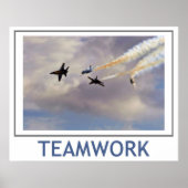 Teamwork Blue Angels Poster (Vorne)