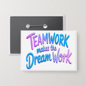 Teamwork Button (Vorderseite/Rückseite)