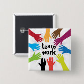 TeamWork Button (Vorne & Hinten)