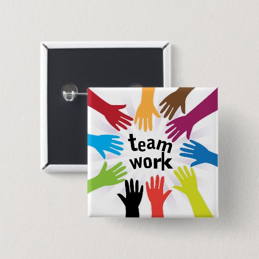TeamWork Button (Vorne & Hinten)