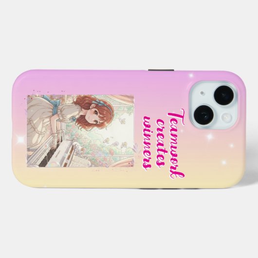 Teamwork creates winners Case-Mate iPhone hülle (Rückseite (Horizontal))