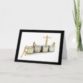 Teamwork - danke zu kardieren (Vorderseite)