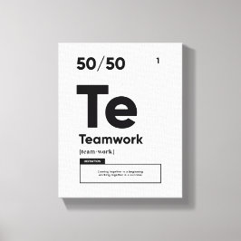 Teamwork Definition | Motivierend Kostenvoranschla Leinwanddruck