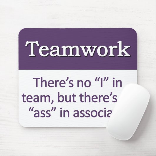 Teamwork-Definition Mousepad (Mit Mouse)