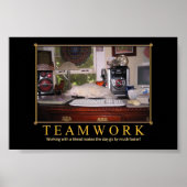 Teamwork Desk Kitty Mini Poster (Vorne)