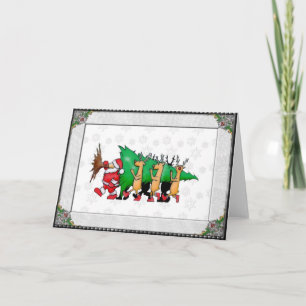 Teamwork Feiertagskarte