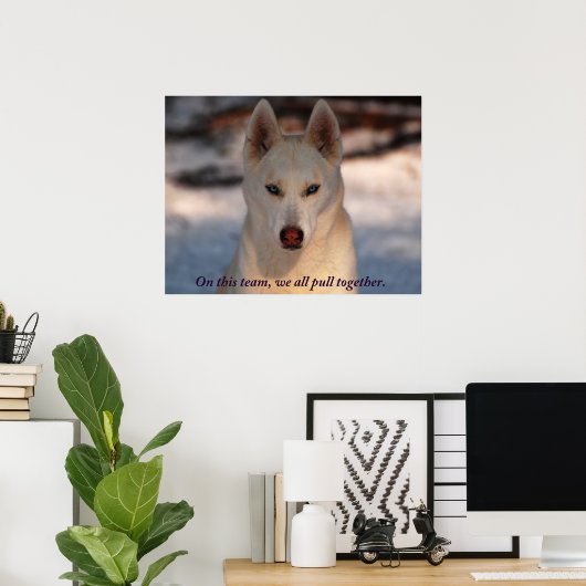 Teamwork Foto Poster (Heimbüro)