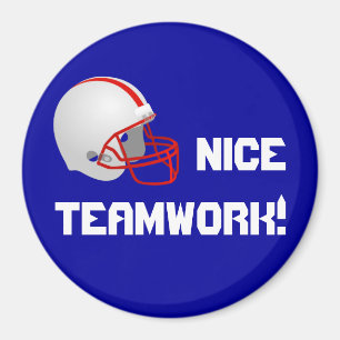 Teamwork - Fußball-Magnet Magnet