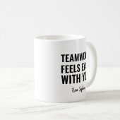 Teamwork-Gag-Geschenkidee für Kollegen Kaffeetasse (VorderseiteRechts)