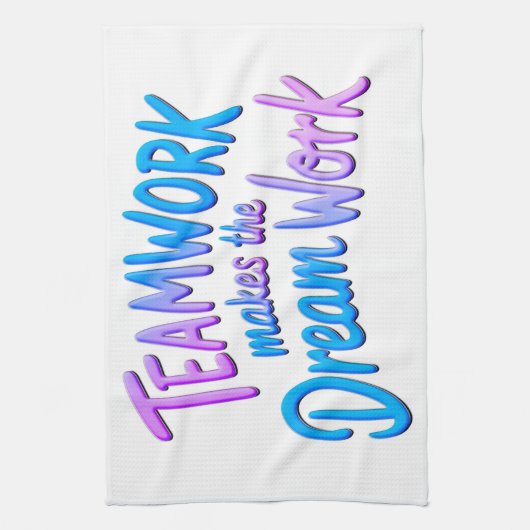 Teamwork Geschirrtuch (Vertikal)
