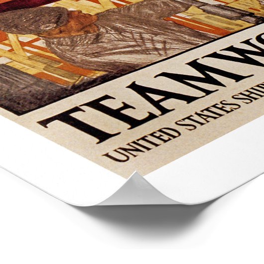 TeamWork gewinnt Poster (Ecke)