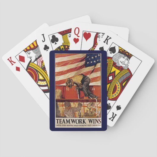 TeamWork gewinnt Spielkarten (Rückseite)