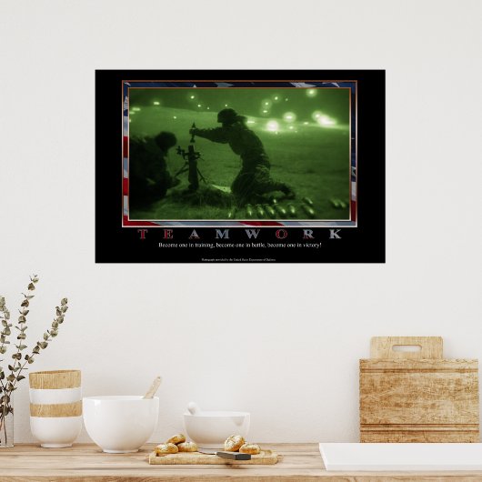 Teamwork II Poster (Küche)