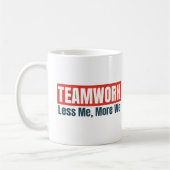 Teamwork Inspiration Mitarbeiter Corporate Gift Kaffeetasse (Links)