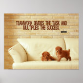 Teamwork Inspiration Poster (Vorne)