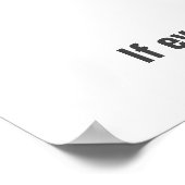 Teamwork Inspiration Zitat Motivierend Hands Poster (Ecke)