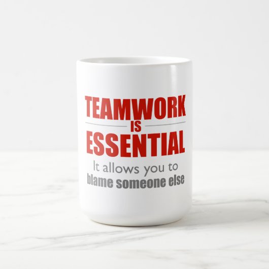 Teamwork ist wesentlich kaffeetasse (Mittel)