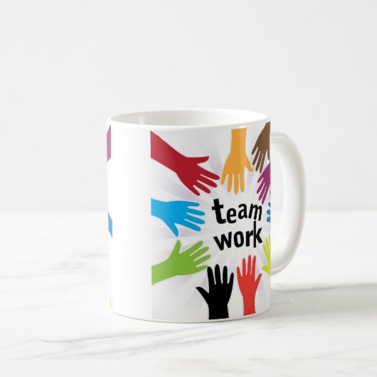 TeamWork Kaffeetasse (VorderseiteRechts)