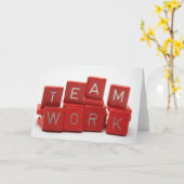 Teamwork-Karte Karte (Gelbe Blume)