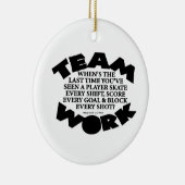 TEAMWORK KERAMIK ORNAMENT (Rechts)