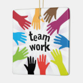 TeamWork Keramikornament (Links)