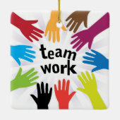 TeamWork Keramikornament (Rückseite)