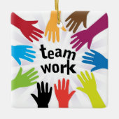 TeamWork Keramikornament (Vorderseite)