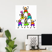 Teamwork Kids Poster (Heimbüro)
