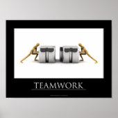 Teamwork-Konzept Poster (Vorne)