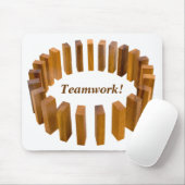 Teamwork-Kreis Mousepad (Mit Mouse)